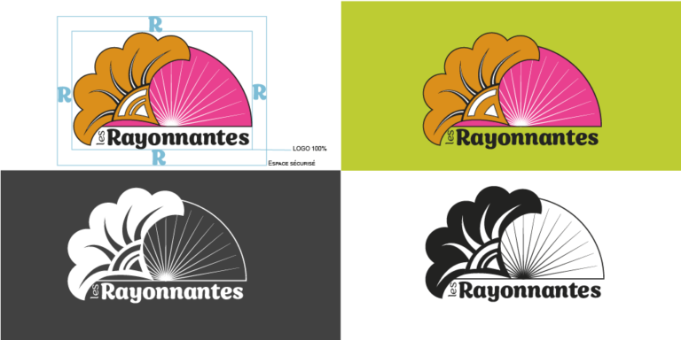 Déclinaison logo Rayonnantes