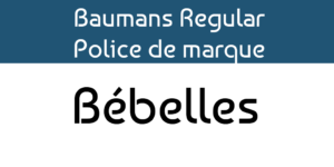 Typographie Bébelles